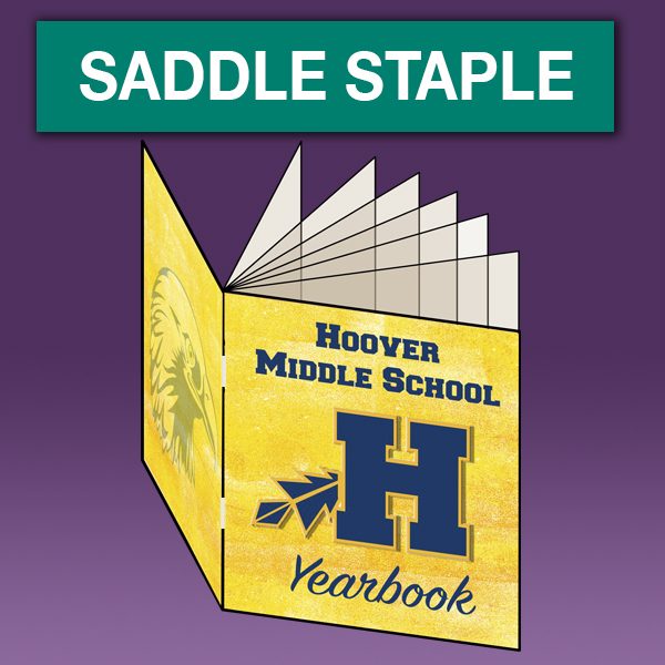 saddle stapled booklet