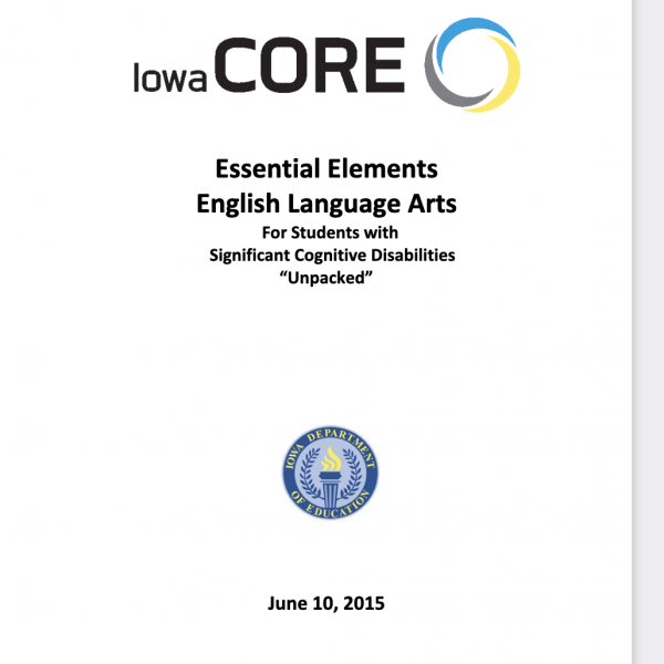 Iowa Common Core Writing Standards