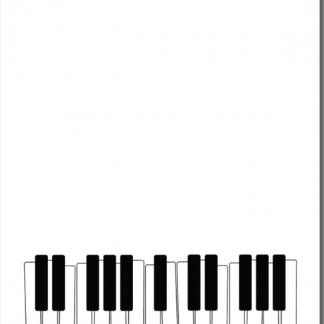 personalized piano notepad