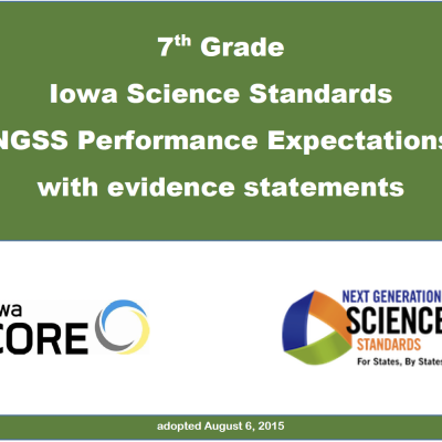 7th Grade Iowa Science Standards