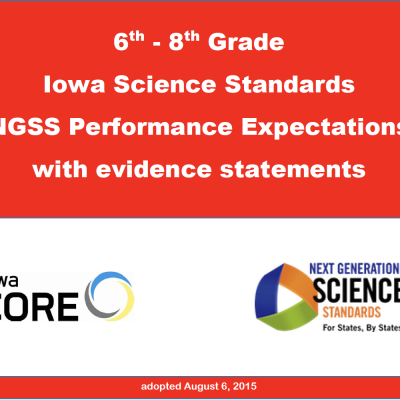 6-8th Iowa Science Standards