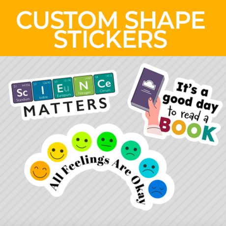 Custom Shaped Stickers