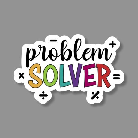 Problem Solver Sticker